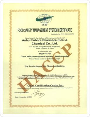 HACCP-EC-01 Food Safety Management System Certification